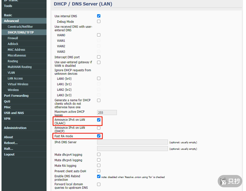 SLAAC 和 Fast RA mode