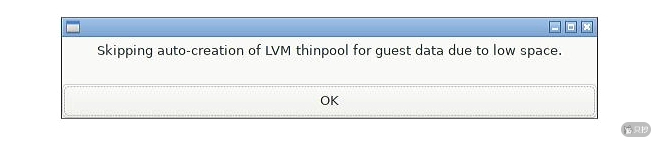 跳过创建 local-lvm