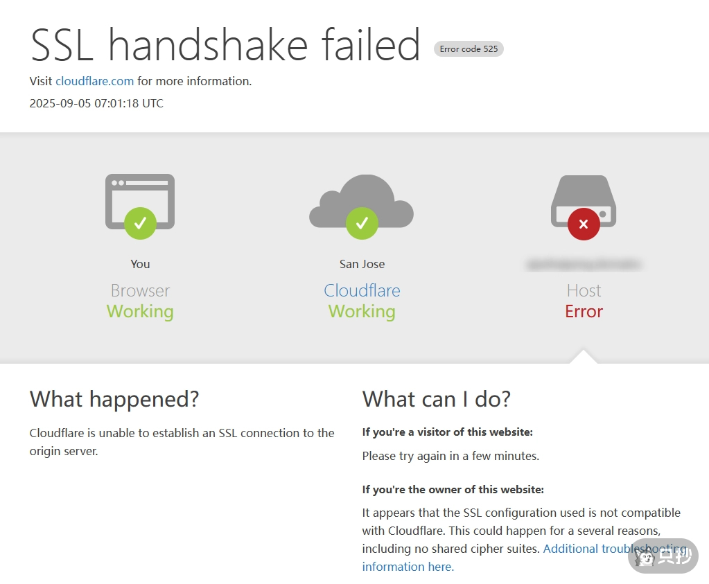 SSL handshake failed
