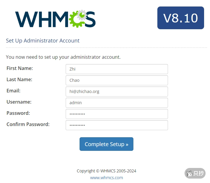 创建管理员账户